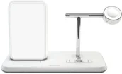Stacje dokujące do telefonów - ZENS Stand+Dock+Watch Bezprzewodowa Ładowarka z Podstawką do Dwóch Urządzeń oraz Apple Watch (White) ZEDC07W/00 - miniaturka - grafika 1