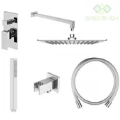 Zestawy prysznicowe - Oltens Zestaw Oltens Gota bateria podtynkowa z deszczownicą 30 cm Sondera (S) i kompletem prysznicowym Sog chrom 36601100 - miniaturka - grafika 1