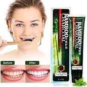 Pasty do zębów - Luckyfine Pasta do zębów Lucky Fine Bamboo Charcoal, intensywne czyszczenie, tuba pasty do zębów, pasta wybielająca 990200 - miniaturka - grafika 1