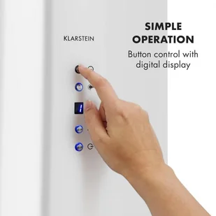 Klarstein Barett Biały (TK15-Barett-WH) - Okapy kuchenne - miniaturka - grafika 7