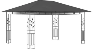 vidaXL Altana ogrodowa z moskitierą, 4x3x2,73 m, kremowa, 180 g/m - Altany ogrodowe - miniaturka - grafika 2