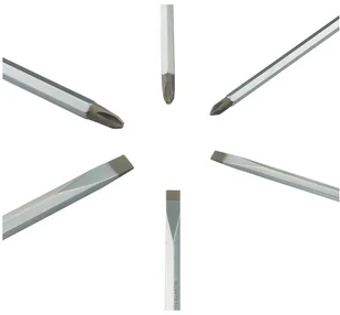 BOXO Wkrętaki do pobijania śrubokręty BOXO zestaw 6el. - Wkręty - miniaturka - grafika 3