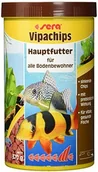 Pokarm dla ryb - Sera vipachips - główna podszewka z opadających chipów dla wszystkich mieszkańców gleby w akwarium, 1000  ml - miniaturka - grafika 1