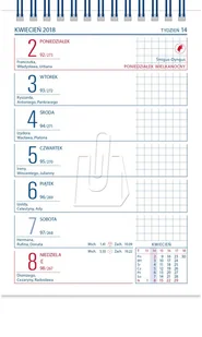 Telegraph T-kalendarz biurkowy Zodiak H6 - Kalendarze - miniaturka - grafika 2