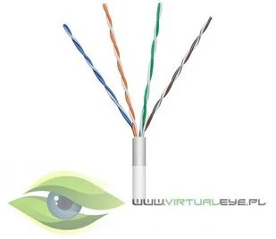 Techly Kabel instalacyjny skrętka U/UTP Cat5e 4x2 linka 100% miedź 305m szary - Kable miedziane - miniaturka - grafika 2