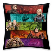 Kołdry i poduszki dla dzieci - Halantex Dragon, Poduszka z wypełnieniem, 40x40 cm - miniaturka - grafika 1