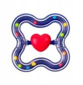 Grzechotki dla dzieci - Akuku Grzechotka z serduszkiem dla niemowlaka - miniaturka - grafika 1