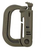 Sprzęt wspinaczkowy - MFH Karabińczyk Max Fuchs - 2 szt. Coyote (27550R) 27550R - miniaturka - grafika 1