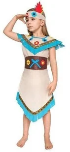 GoDan strój dla dzieci Indianka Kolorowy Kwiat, rozmiar 120/130 cm - Stroje karnawałowe - miniaturka - grafika 2