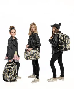 St. Majewski Plecak 3-komorowy ST.RIGHT BP-32 Złote tropiki - Plecaki szkolne i tornistry - miniaturka - grafika 12