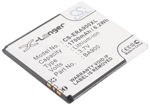 Cameron Sino Sony Ericsson LT29 / BA900 1700mAh 6.29Wh Li-Ion 3.7V CS-ERA900XL - Baterie do telefonów - miniaturka - grafika 2