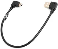 Kable USB - System-S SYSTEM-S Mini USB 90° kabel lewy zagięty wtyk kątowy na USB typ A (męski) 90° lewy kabel kabel kabel kabel do ładowania 26 cm 53525982 - miniaturka - grafika 1