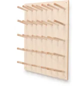 Meble do szkół i przedszkoli - AJ Produkty Wieszak na obuwie, 20 par, brzoza - miniaturka - grafika 1