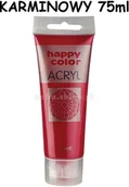 Farby i media malarskie - Happy Color Farba akrylowa, karminowy, 75 ml, - miniaturka - grafika 1