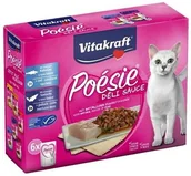 Mokra karma dla kotów - Vitakraft Poesie Deli Sauce - multipak saszetek w sosie z rybą dla dorosłych kotów 6x85g - miniaturka - grafika 1