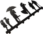 Wieszaki i stojaki - Metalowy wieszak ścienny na ubrania klucze - Live - miniaturka - grafika 1