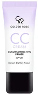 Kremy CC - Golden Rose Golden Rose CC Cream Color Correcting Primer Korygujący Krem CC Violet - miniaturka - grafika 1