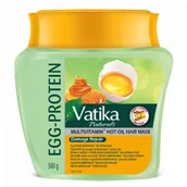 Maski do włosów - Dabur Maska do włosów Proteiny Jajeczne Multivitamin Hot Oil 500g Vatika Dabur - miniaturka - grafika 1