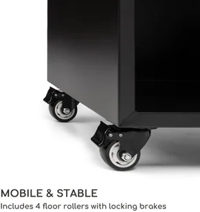 Blumfeldt Blumfeldt Savage 2.0 Wide, misa paleniskowa z grillem, bambusowa deska do krojenia, pokrowiec GDI11-Sav2.0 Wide-BK - Paleniska ogrodowe - miniaturka - grafika 7