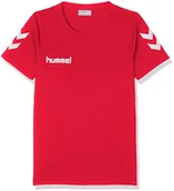 Piłka nożna - Hummel dziewczęcy Core poliester Tee T-Shirt, czerwony, 116-128 103756-3062 - miniaturka - grafika 1