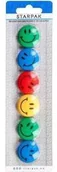 Zabawki kreatywne - STARPAK Magnesy kolorowe emotikony 30mm - miniaturka - grafika 1
