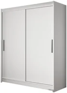 Szafy - Biała Szafa przesuwna Pesto I - Szafa do Sypialni - miniaturka - grafika 1