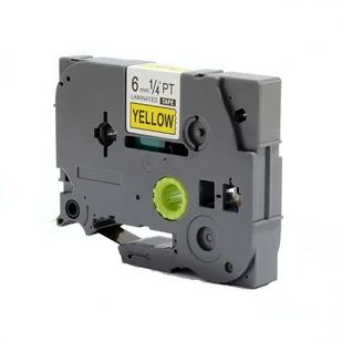 Brother Taśma zamiennik TZ-S611 / TZe-S611, 6mm x 8m,mocno klejący, czarny druk / żółty podkład - Papier do drukarek Brother Taśma zamiennik TZ-S611 / TZe-S611, 6mm x 8m,mocno klejący, czarny druk / żółty podkład - Papier do drukarek - miniaturka - grafika 1