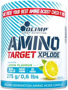Olimp Amino Target Xplode (Kompleks Aminokwasów, Regeneracja) 275g Cytryna - Aminokwasy - miniaturka - grafika 2