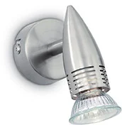 Lampy ścienne - Alfa Kinkiet AP1 NICKEL 009377 Ideal Lux - miniaturka - grafika 1