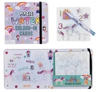 Zabawki kreatywne - Floss & Rock 10 Magicznych Kart Wodnych Jednorożec Floss & Rock 38P3417 - miniaturka - grafika 1