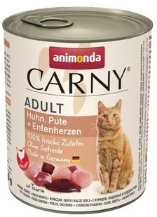 Animonda Carny Carny Adult Kurczak, Indyk + Kacze serca puszka 800g - Mokra karma dla kotów Animonda Carny Carny Adult Kurczak, Indyk + Kacze serca puszka 800g - Mokra karma dla kotów - miniaturka - grafika 2
