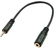 Akcesoria car audio - LINDY Lindy 35698 Premium Audio kabel wtyczka typu jack 2,5 MM JACK męski na 3,5 MM żeński, 20 cm 35698 - miniaturka - grafika 1