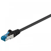 Patchcordy - Warsztatowski Kabel LAN Patchcord CAT 6A S/FTP czarny 30m KLANCAT6A30B - miniaturka - grafika 1
