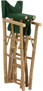 vidaXL Składane krzesła reżyserskie, 2 szt., zielone, bambus i tkanina! 313032 - Fotele i krzesła ogrodowe - miniaturka - grafika 8