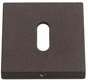 Akcesoria do drzwi - Gamet Szyld drzwiowy kwadratowy na klucz grafitowy strukturalny PLT-26J-N-LPS01-KW - miniaturka - grafika 1