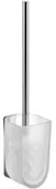Akcesoria łazienkowe - Keuco 11669019000 zestaw szczotek do toalety Elegance chromowany - miniaturka - grafika 1