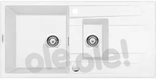 Deante ERIDAN ZQE A513 alabaster - Zlewozmywaki - miniaturka - grafika 2