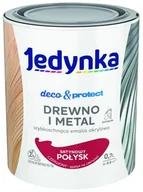 Farby zewnętrzne - Jedynka D&p- farba, satynowa, czerwona, 0.7l - miniaturka - grafika 1