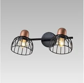 Lampy ścienne - Prezent 75463 - Kinkiet BASKET 2xE27/60W/230V - miniaturka - grafika 1