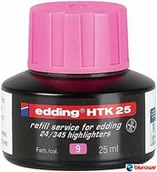 Zakreślacze - EDDING Tusz do ponownego napełniania zakreślaczy system kapilarny) różowy HTK/25/009/R HTK/25/009/R ED - miniaturka - grafika 1