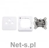 Złącza, przejściówki, adaptery - LogiLink logilink Gniazdo antenowe do Sat/TV/Radio (CA1003) - miniaturka - grafika 1