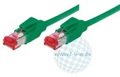 Kable miedziane - Tecline Category 6 A kablem Ethernet (0,3 m) Zielony 4048889025864 - miniaturka - grafika 1