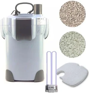 SunSun Filtr Kubełkowy HW-402B 1000 l/h 18W z Lampą UV-C 9W + komplet wkład 0001631 - Filtry akwariowe i akcesoria SunSun Filtr Kubełkowy HW-402B 1000 l/h 18W z Lampą UV-C 9W + komplet wkład 0001631 - Filtry akwariowe i akcesoria - miniaturka - grafika 1