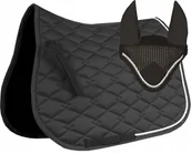 Akcesoria jeździeckie - York Zestaw czaprak Avril i nauszniki kryształki - miniaturka - grafika 1