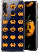 Etui i futerały do telefonów - Wiko Caseink Pokrowiec ochronny na 6,3" View 3 Pro, ultracienki, Halloween Smiley dynia CRYSPRNTHALOVIEW3PROSMILECITR - miniaturka - grafika 1