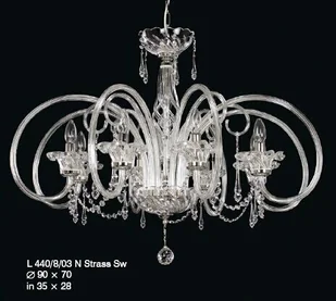 Elita bohemia Żyrandol kryształowy 8-ramienny - Bohemia L 101/8/07 - Lampy sufitowe - miniaturka - grafika 16