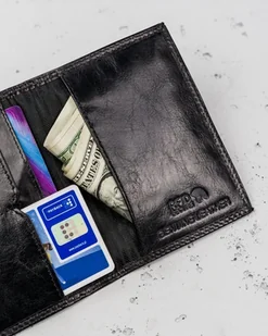 Rovicky Etui na karte skórzane N1912-RVTK Black - Etui na dokumenty i karty - miniaturka - grafika 6