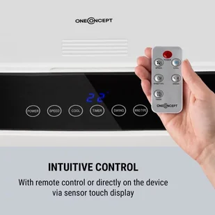 OneConcept OneConcept Freeze Me schładzacz powietrza klimator wentylator 65W 400m/h  3 prędkości wiatru pilot ACO3- - Klimatory - miniaturka - grafika 9