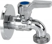 Zawory i kraniki - Effebi EFFEBI STAR Zawór pralkowy/czerpalny 1/2" CHROM 1720C404 - miniaturka - grafika 1