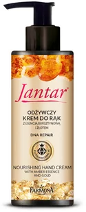 Farmona Jantar odżywczy krem do rąk z esencją bursztynową i złotem 100 ml - Kremy i maski do rąk - miniaturka - grafika 3